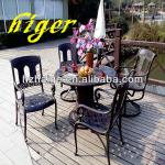 metal garden furniture hideway dining tables and chairs