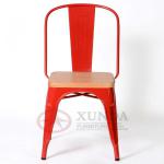 XD-445W Wooden top tolix dining chair