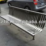 2013 Street stainless steel seating bench-S6714