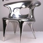 Modern Stainless Steel Chair For Home Decoration