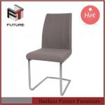 wholesale heavy-duty modern luxury leather metal dining chair