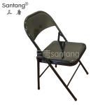 total iron folding chair