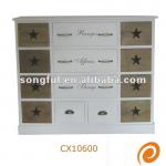 white brushed storage cabinet