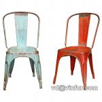 antique metal industrial Chair