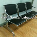 3-seater stainless steel waiting chairs