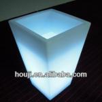 H55cm LED illuminated High Square Mouth Flowerpot-P-004