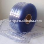 pvc strip polar double ribbed clear