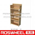 display shelf fashion display shelf wicker shelf