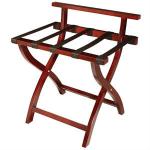 Hotel amenity wood hotel room luggage rack