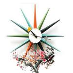 George Nelson Metal Clock,Sunburst Clock