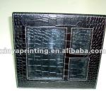 leather photo frame-