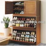 korean style solid wood furniture as shoe cabinet