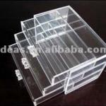 Clear acrylic drawer box
