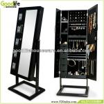 furniture indonesia wooden double door jewelry cabinet