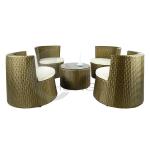 2014 New Rattan Outdoor Furniture Set of 5