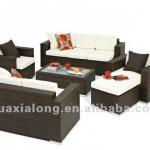 Cambridge Brown outdoor Rattan furniture/6 piece sofa set-FWF-100