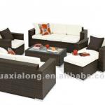 Cambridge Brown outdoor Rattan furniture/6 piece sofa set