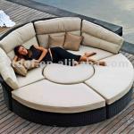 (#STS-1083)Modular outdoor furniture rattan daybed-STL-3036