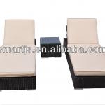 2013 new style outdoor garden grey raw rattan cane rattan sofa bed-JS-025