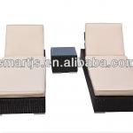 2013 new style outdoor garden grey raw rattan cane rattan sofa bed