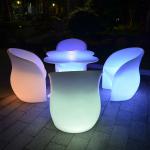 Color changing led outdoor furnitur