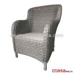 round rattan dining chair