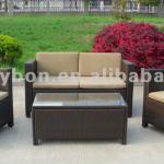 4PC Outdoor Wicker Conversation Wicker Furniture