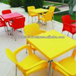 plastic aluminium leg chair