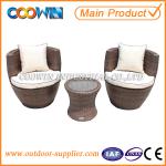 high quality aluminum frame PE rattan outdoor furniture