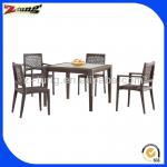 PE rattan/wicker dining set ZT-1009CT