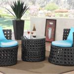 Synthetic rattan Garden set