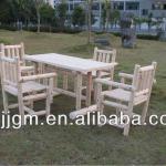 wooden outdoor dining table-jj-ts08