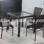 High Quality Rattan Chair With Table for Garden