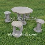 hand carving stone garden table