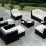 Outdoor Patio Wicker Furniture 9pc Deep Seating Sectional set
