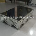 crystal diamond mirror coffee table