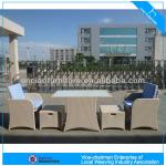 HK- PE rattan coffee shop tables and chairs 820