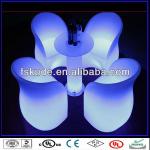 LED illuminated furniture, outdoor furniture hanging chair, color rechangeable luminated Chair,