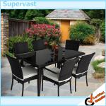 7 PC Used Wicker Furniture Set