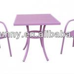 Colorful outdoor furniture dining set