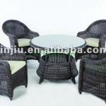 GARDEN RATTAN DINING SET/OUTDOOR RATTAN DINING SET/ PATIO WICKER DINING SET-