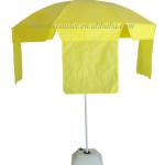 Long flaps parasol with PVC fabric