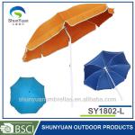 1.8M promotion polyester cheap easy sunshade flag beach umbrella