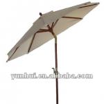 White outdoor patio garden umbrella