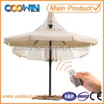 electromotion patio umbrella with solar light