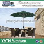 garden chair with coffee table with umbrella patio furniture-YT643