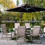 2013 new hot sales coffee color eye-catching style aluminum hunging umbrella with garden umbrella