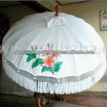 White Color Bali Style Patio Garden Umbrellas for Sale