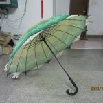 2014 fashion doubler layer cheap straight umbrella