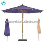 Promotion 8k Wooden Windproof Garden Umbrella Parasol